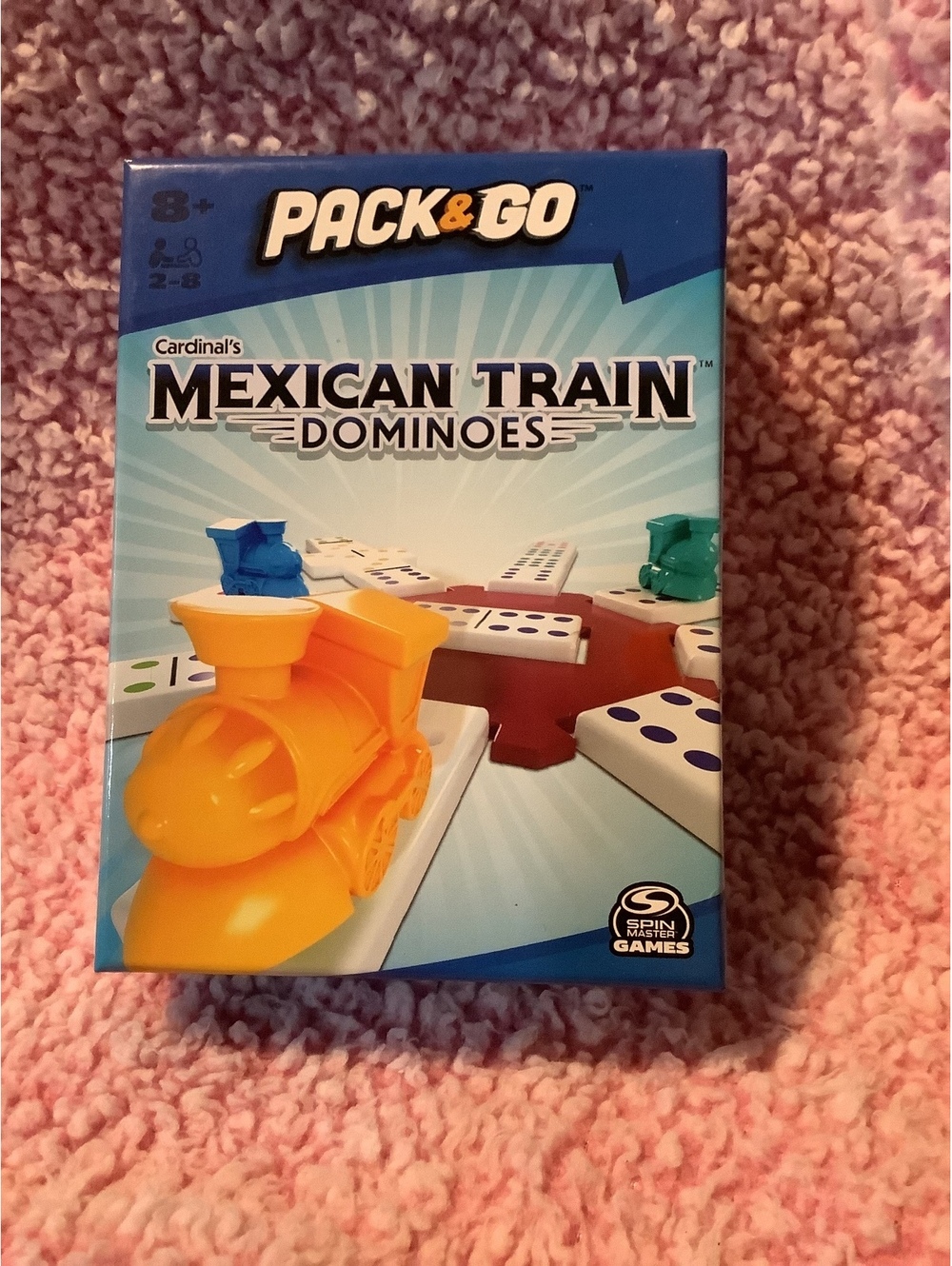 Cardinal's Mexican Train Dominoes Pack & Go Game